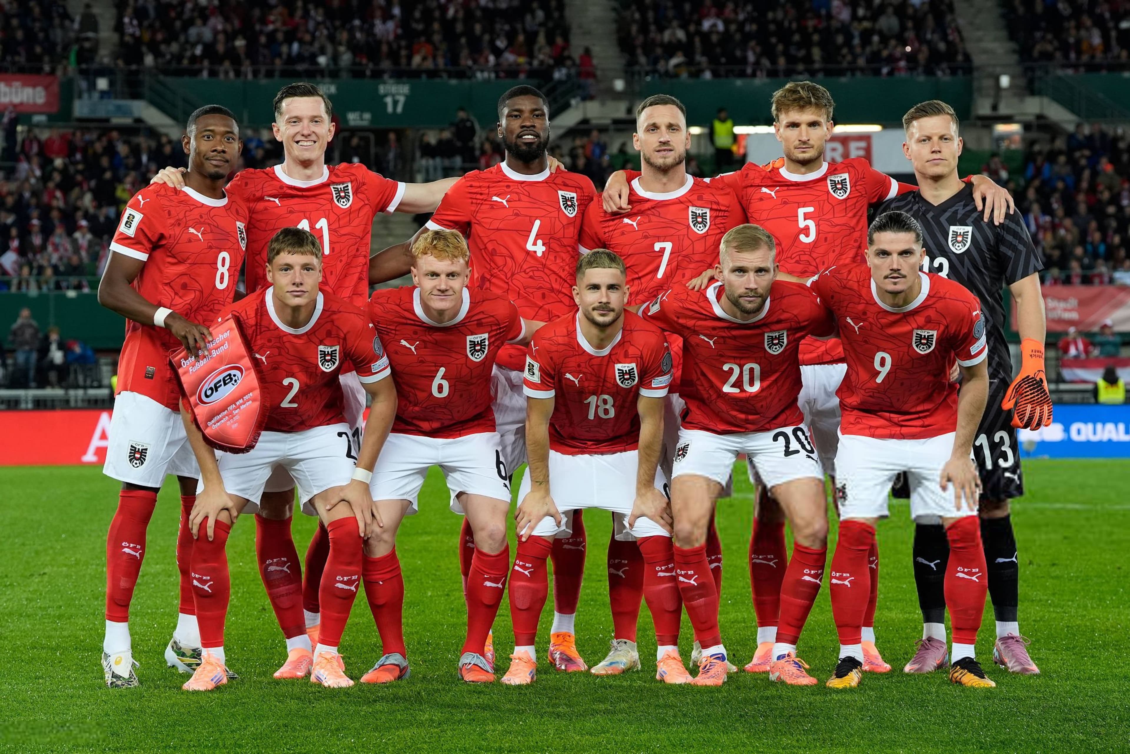 L'Autriche dévoile sa liste pour le Mondial : Sabitzer et Alaba attendent les Verts
