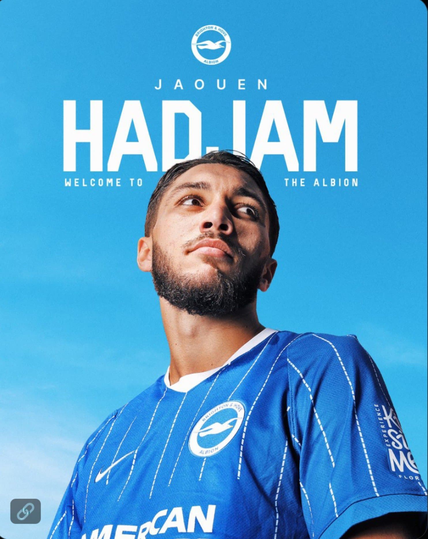 Officiel : Hadjam signe à Brighton pour 5 ans, la Premier League est là