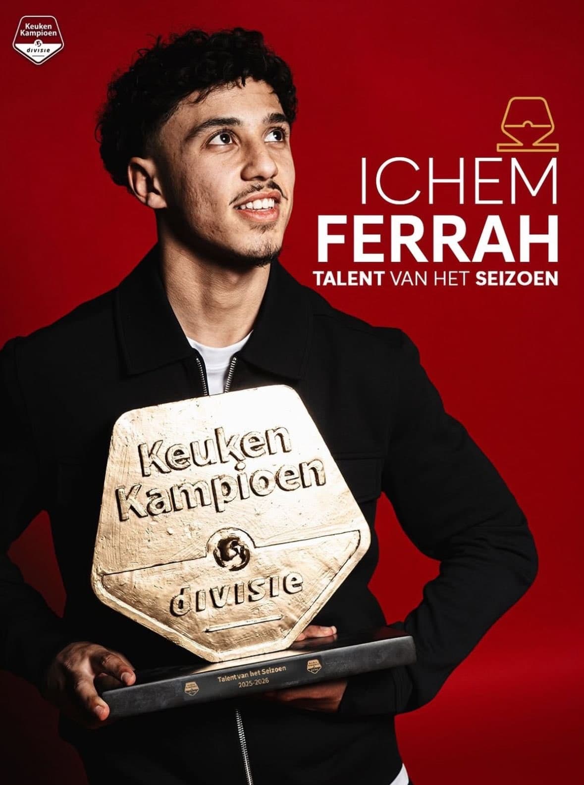 ICHEM FERRAH, MEILLEUR JEUNE DE LA SAISON EN D2 NEERLANDAISE